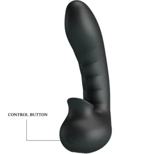 PRETTY LOVE - HOBGOBLIN VIBRATING FINGER CASE 12 VIBRAÃÃES + ESTIMULADOR DE CLITÃRIS PRETO